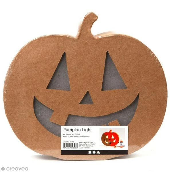 Bon marché 💯 Creativ Company Lampe à Décorer Lampe LED En Papier Mâché - Citrouille D'Halloween - 22 X 20 Cm 💯 1 Bon marché 💯 Creativ Company Lampe à Décorer Lampe LED En Papier Mâché - Citrouille D'Halloween - 22 X 20 Cm 💯