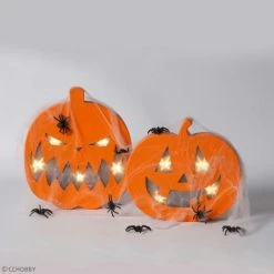 Budget ✔️ Creativ Company Lampe à Décorer Lampe LED En Papier Mâché - Citrouille D'Halloween - 22 X 25 Cm 😉 -Lampe et luminaire Soldes unnamed file 124