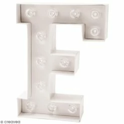 Le moins cher 🤩 Rico Design Lettre Lumineuse Led Lettre Lumineuse à Led - F - 15 X 20 X 5 Cm 😉