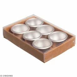 Acheter ✨ Rayher Bougeoir à Décorer Bougeoirs En Métal 2,2 Cm - 6 Pcs ✨