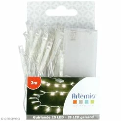 Meilleur prix ⭐ Guirlande Lumineuse LED Artemio - 200 Cm - 20 Ampoules 😉