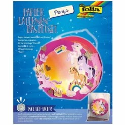 Tout neuf 🧨 Folia Lanterne Papier Kit De Lanterne "Poney" 👏