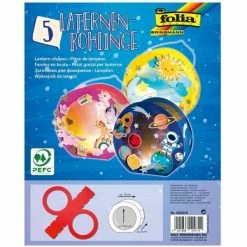 Meilleur prix ❤️ Folia Lanterne Papier Lampions Prédécoupés, Cartonnés - Rouge Vif 👍