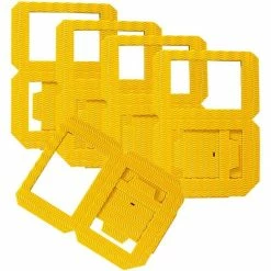 Le moins cher 👍 Folia Lanterne Papier Lampions Prédécoupés, Grand, Rectangulaire - Jaune 😀