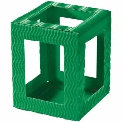 Remise 😉 Folia Lanterne Papier Lampions Prédécoupés, Petits, Rectangulaire - Vert 🎉