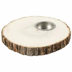 Sortie 👏 Creativ Company Bougeoir à Décorer Bougeoir Rondelle De Bois - De 14 à 16 Cm De Diamètre Environ ❤️