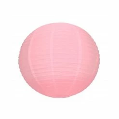 Meilleur prix 😀 Party Lanterne Papier Lanterne Japonaise Rose, Diam. 35 Cm, Lampion Boule Papier, à Suspendre 😉