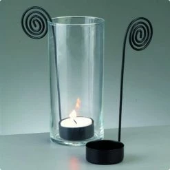 Les meilleures critiques de 🌟 Lealoo® Bougeoir à Décorer Lot De 5 Porte-bougies En Métal Noir, Bout En Spirale, Diam. De La Base 4 Cm X Hauteur 15 Cm, Pour C 😍