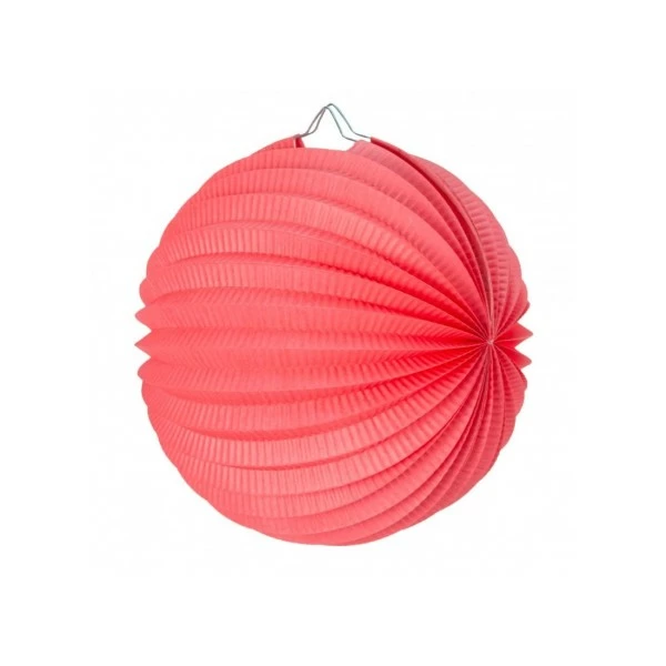 Remise ❤️ Party Lanterne Papier Lampion Boule De 20 Cm, Papier Accordéon Rouge Corail à Suspendre Pour Une Déco Printanière 🥰 1 Remise ❤️ Party Lanterne Papier Lampion Boule De 20 Cm, Papier Accordéon Rouge Corail à Suspendre Pour Une Déco Printanière 🥰
