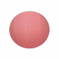 Acheter 🌟 Party Lanterne Papier Lanterne Japonaise Rouge Corail, Diam. 35 Cm, Lampion Boule Papier, à Suspendre 👍