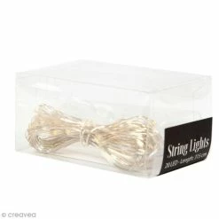 Nouveau 😀 Creativ Company Guirlande Lumineuse Mini LED à Piles - 20 LED - 315 Cm ⌛