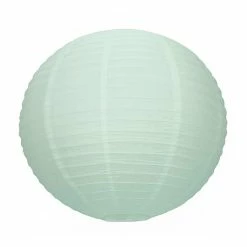 Tout neuf 🎉 Party Lanterne Papier Grande Lanterne Japonaise Menthe Clair, Diam. 50 Cm, Lampion Boule Papier Vert, à Suspendre 😀