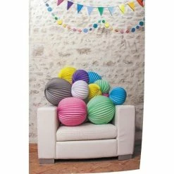 Acheter 👍 Party Lanterne Papier Lampion Boule De 20 Cm, Papier Accordéon Jaune à Suspendre Pour Une Déco Printanière 👏 -Lampe et luminaire Soldes unnamed file 314