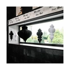 Remise 🔔 Artif Lanterne Papier Maxi Suspension Forme Lustre En Papier Alvéolé Blanc, 50 X 10 Cm, Pampille Blanche Pour Décorer ❤️ -Lampe et luminaire Soldes unnamed file 354