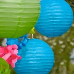 Meilleur prix 👏 Artif Lanterne Papier Lanterne Japonaise Bleu Turquoise, Diam. 35 Cm, Lampion Boule Papier, à Suspendre 👏 -Lampe et luminaire Soldes unnamed file 364
