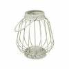 Offres 🤩 Rayher Bougeoir à Décorer Lanterne En Métal Blanc Ancien à Suspendre, Hauteur Totale, Anse Incluse : 22 Cm 😀