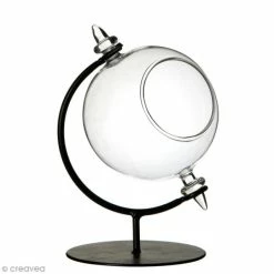Top 10 🔥 Ideas 4 Seasons Boules Et Suspensions Verre Boule En Verre Ouverte Avec Support En Métal - 8 X 12 Cm 🥰