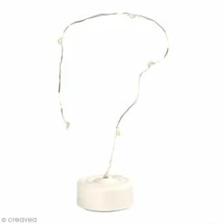 Offres 🛒 Creativ Company Kit électrique Lampe Mini Guirlande Lumineuse Pour Cloche En Verre - 6 LED - 27 Cm 🔔