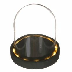 Top 10 👍 Creavea Cloche En Verre Avec Socle Noir Lumineux- 12 X 13,5 Cm 🔥