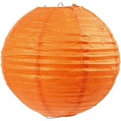 Promo 🎉 Creativ Company Lampion Papier Lampion En Papier De Riz - Orange - 20 Cm 🔥