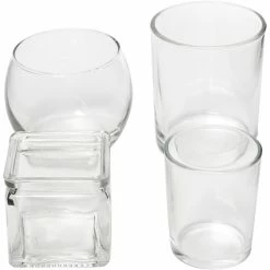 Coupon 💯 Creativ Company Bougeoir à Décorer Bougeoir Pour Bougies Chauffe-Plats, D: 4,5-7,3 Cm, H: 5,3-9,2 Cm, 72Pièces ⌛