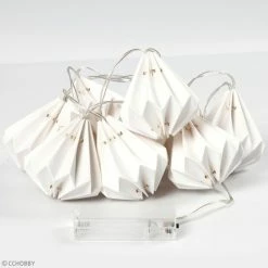 Meilleure vente ⌛ Creativ Company Guirlande Lumineuse à LED 100 Cm - Lampions Origami Coniques 😍 -Lampe et luminaire Soldes unnamed file 430