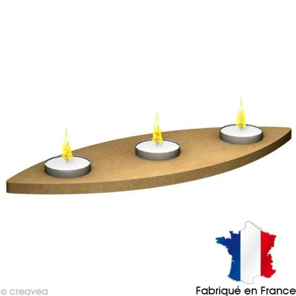 Meilleure affaire 😀 Gomille Bougeoir à Décorer Support à Bougie Ovale En Bois à Décorer - 30 X 10 Cm 👍 1 Meilleure affaire 😀 Gomille Bougeoir à Décorer Support à Bougie Ovale En Bois à Décorer - 30 X 10 Cm 👍