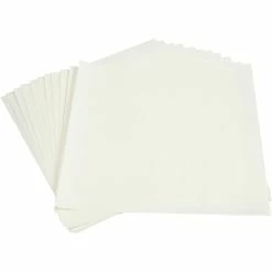 Offres 😍 Creativ Company Papier Origami Papier Pour Photophores - 30 X 30 Cm - Blanc - 12 Pcs 🔔