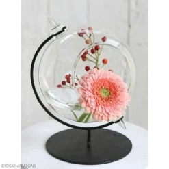 Acheter 🤩 Ideas 4 Seasons Boules Et Suspensions Verre Boule En Verre Ouverte Avec Support En Métal - 15 X 21 Cm 🔔 -Lampe et luminaire Soldes unnamed file 65