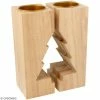 Offres 👏 Artemio Bougeoir à Décorer Bougeoirs En Bois à Décorer - Sapin - 11 X 15 Cm - 2pcs 👏